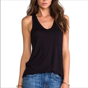 Alexander Wang T Racerback Tank Black